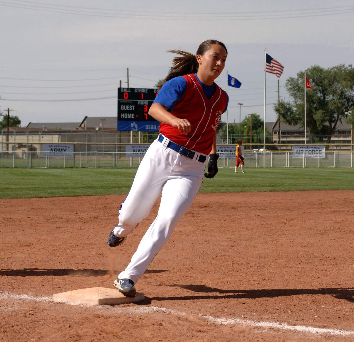 Ladies' Initiated in Baseball Day