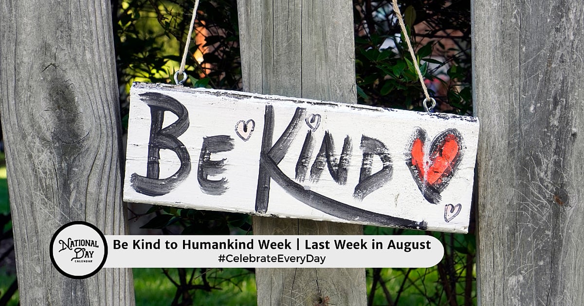 Be Kind to Humankind Week