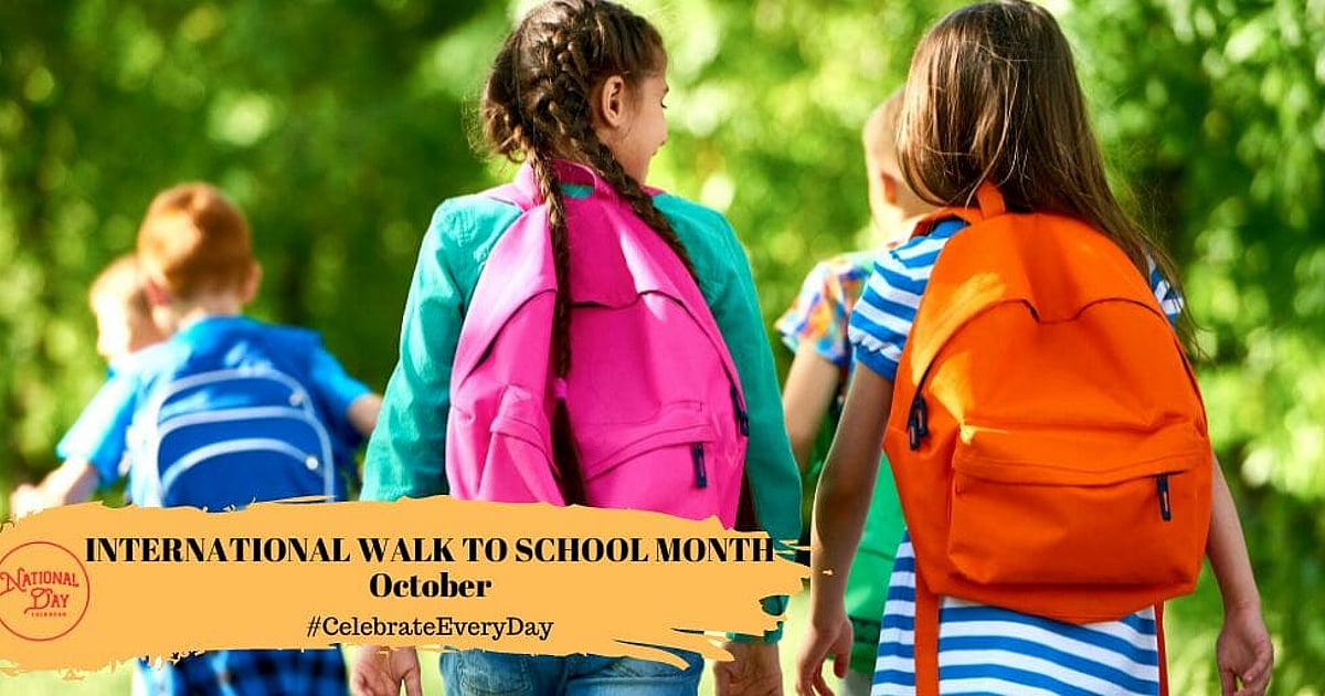 International Walk to School Month
