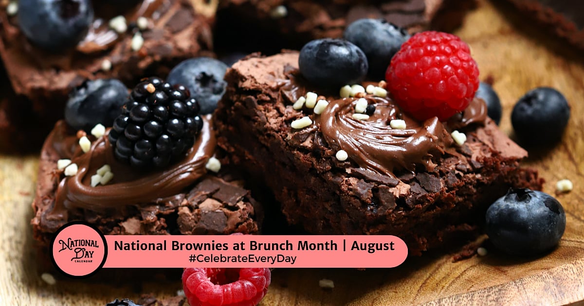 National Brownies at Brunch Month