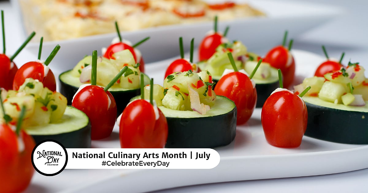 National Culinary Arts Month