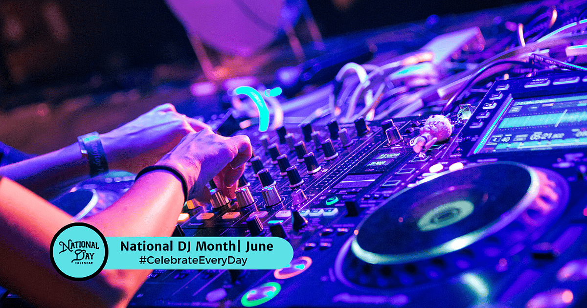 National DJ Month