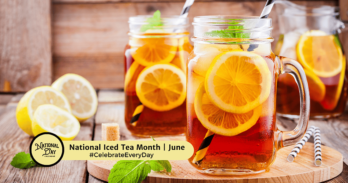 National Iced Tea Month