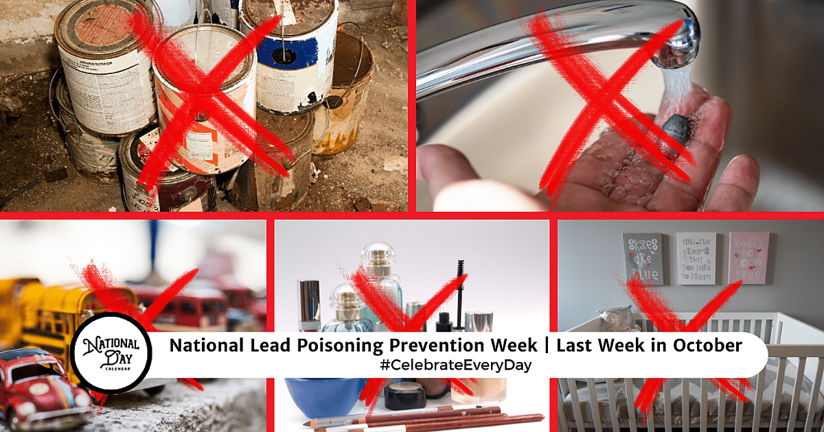 National Lead Poisoning Prevention Week