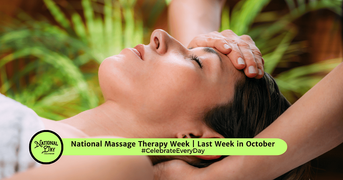 National Massage Therapy Week