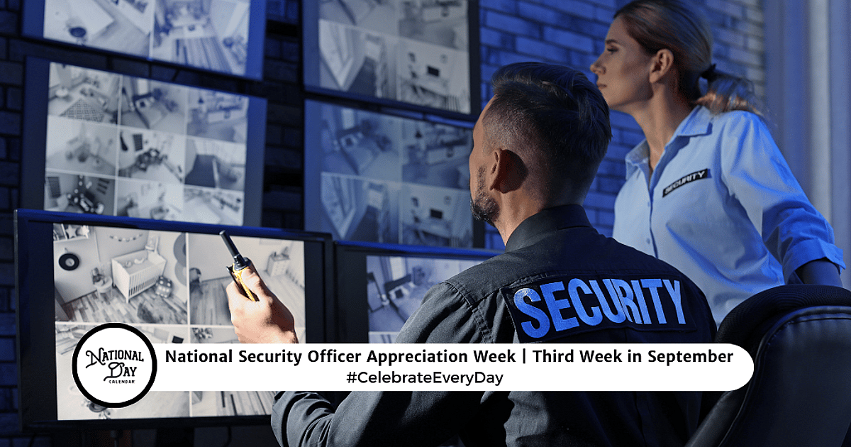 National Security Officer Appreciation Week