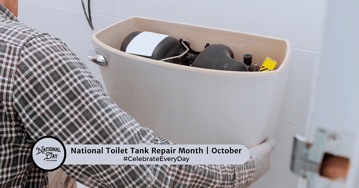 National Toilet Tank Repair Month