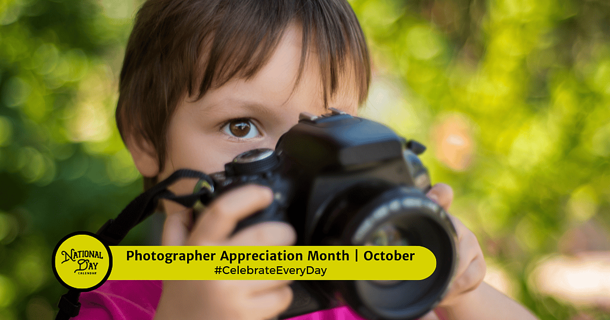 Photographer Appreciation Month
