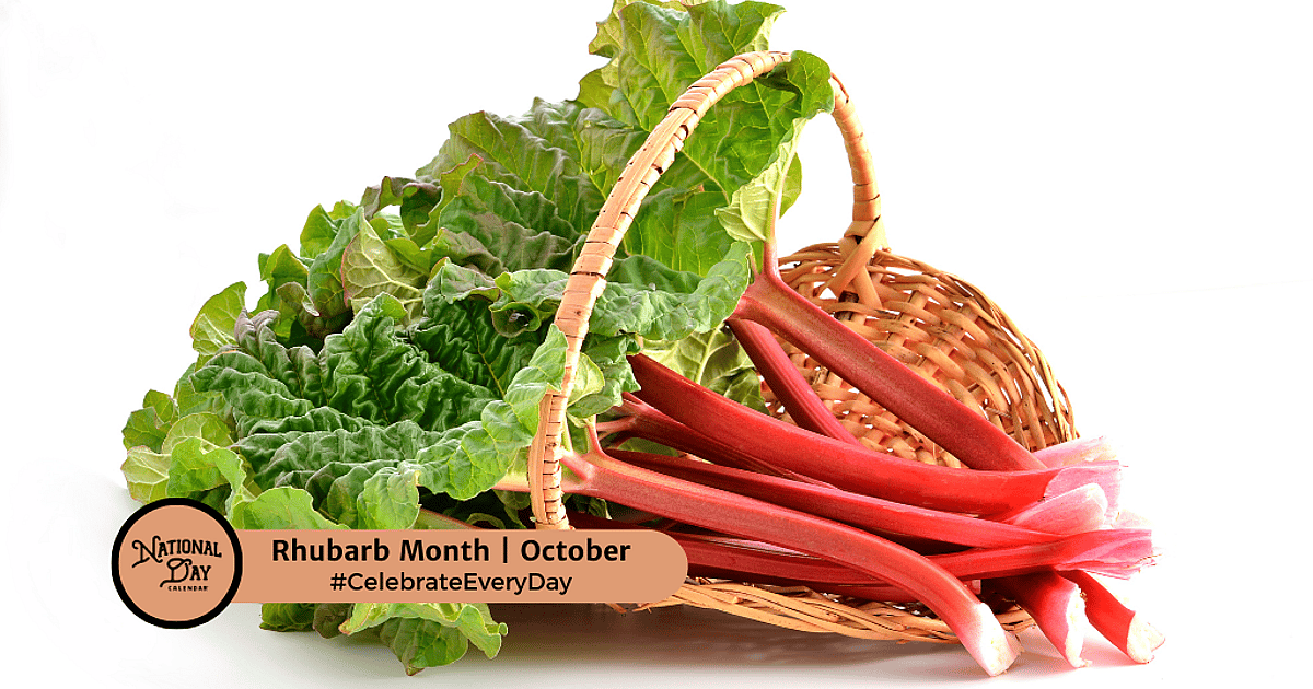 Rhubarb Month