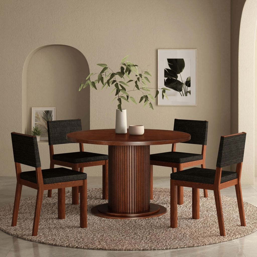 modern round dining tables for 4