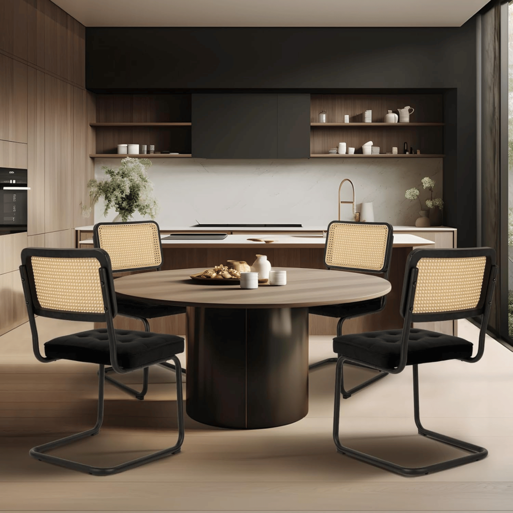 modern round dining tables for 4