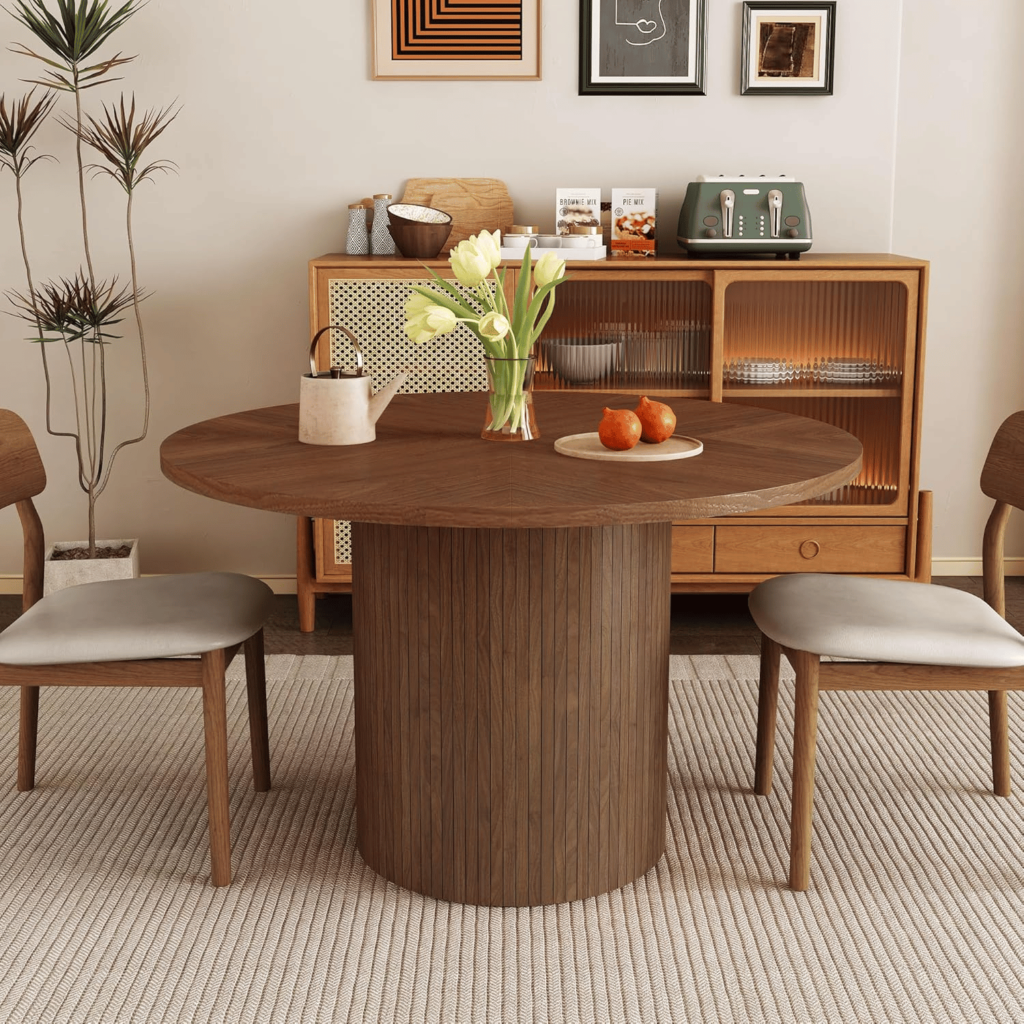 modern round dining tables for 4