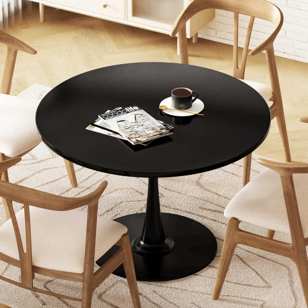 modern round dining tables for 4